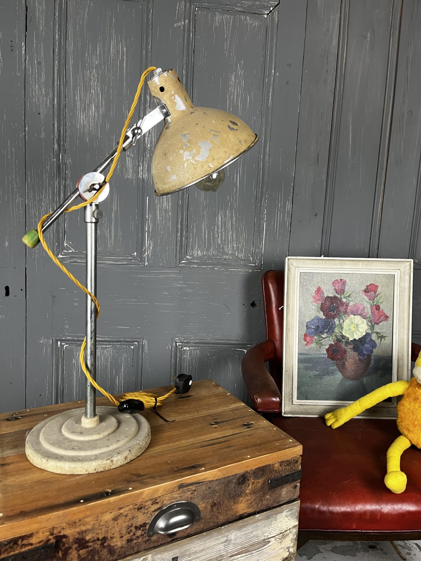 Industrial Desk Task Lamp Adjustable Light