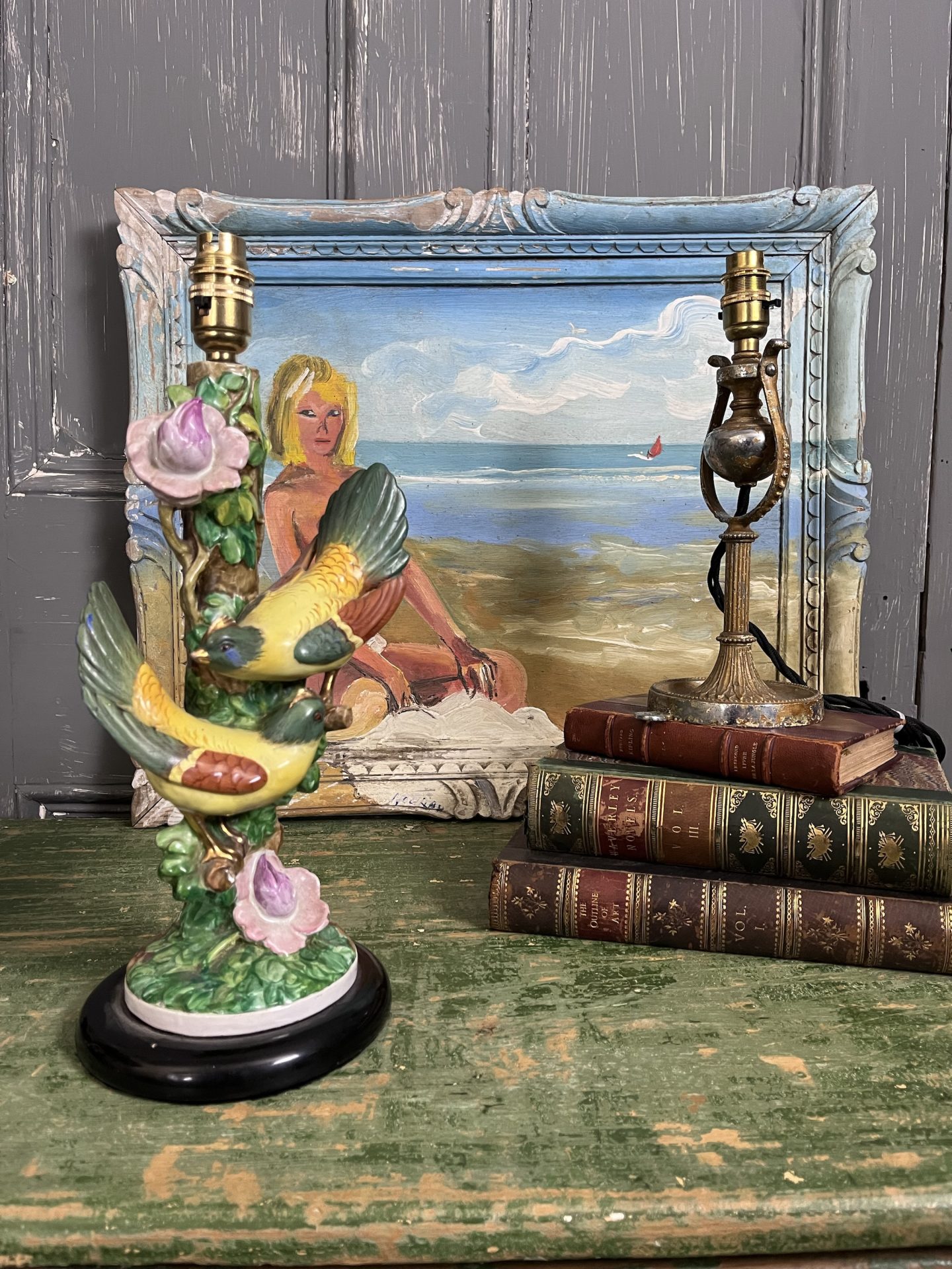 Antiques Ships Gimbal Table Lamp - Image 4