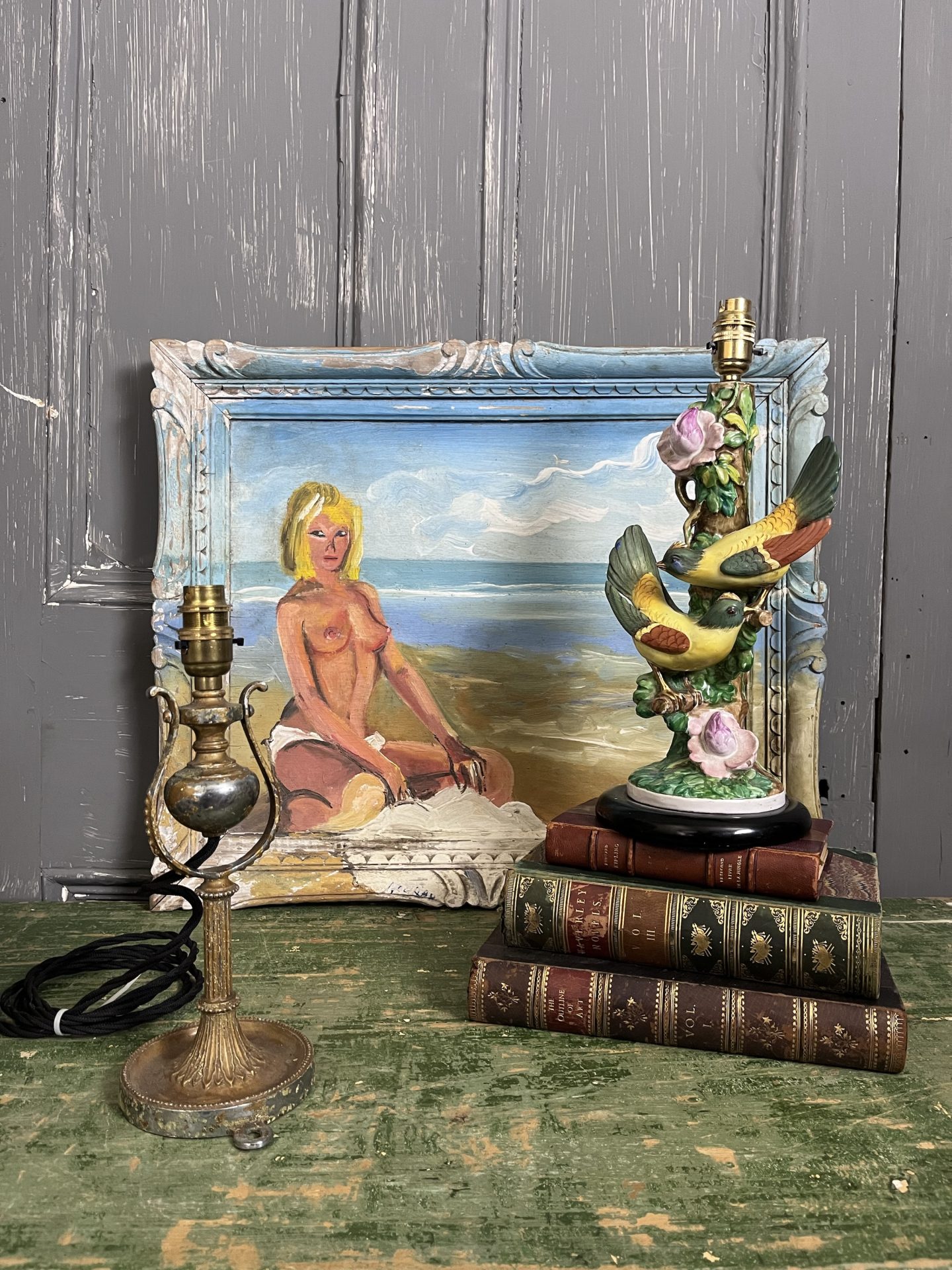 Antiques Ships Gimbal Table Lamp - Image 5