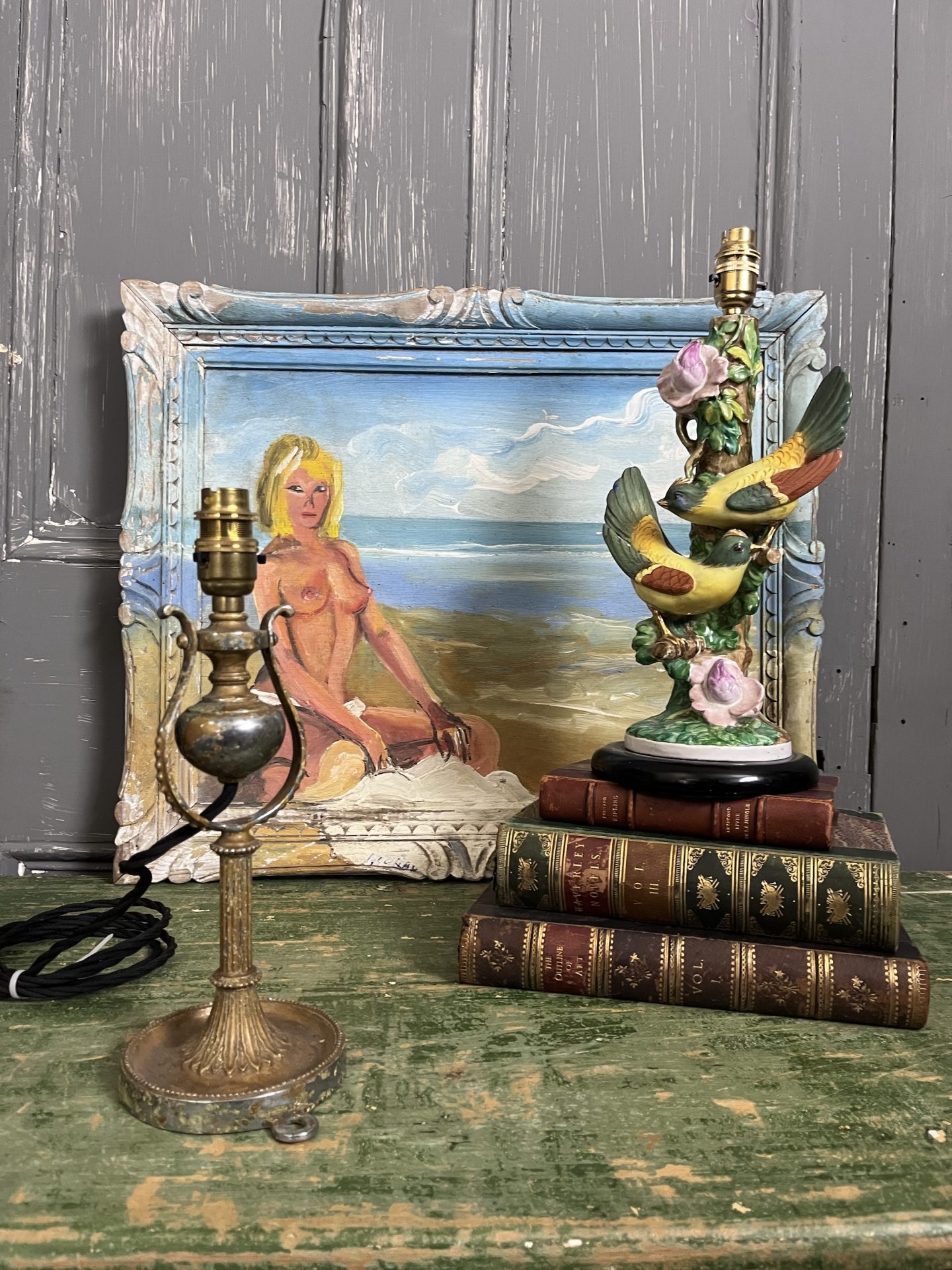 Antiques Ships Gimbal Table Lamp - Image 3
