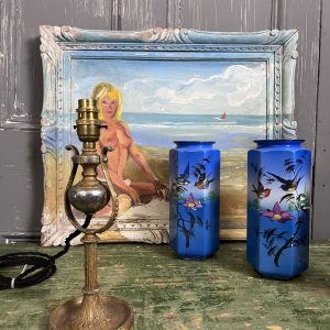 Antiques Ships Gimbal Table Lamp